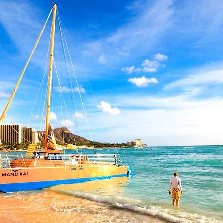 Beautiful Studio In The Heart Of Vibrant Waikiki Honolulu Eksteriør billede