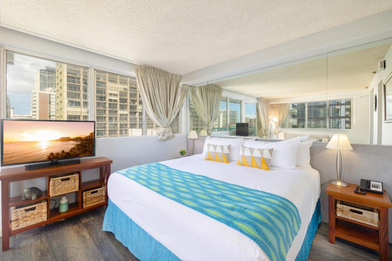Beautiful Studio In The Heart Of Vibrant Waikiki Honolulu Eksteriør billede